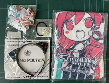 sound voltex 공식 어메니티 굿즈 묶음 판매