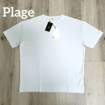 택 포함 새상품 플라주 티셔츠 오가닉 코튼 2024SS
