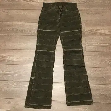 히스테릭 글래머 KINKY JEANS 올리브 그린