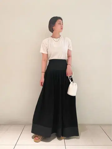 투모로우랜드 BACCA inner piece 벨로아 저지 티셔츠