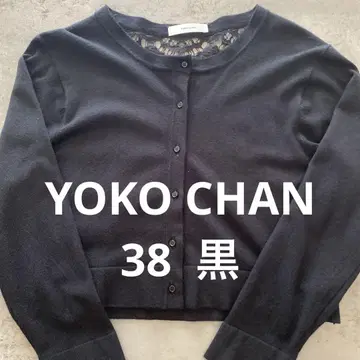 YOKOCHAN 요코짱 가디건 볼레로 블랙 36 7부 소매