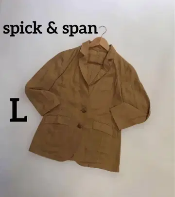 Spick&Span 린넨 자켓 테일러드 [40] 브라운 계열
