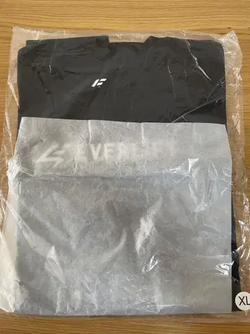 EVERLIFT 센터 로고 T-셔츠 XL 블랙