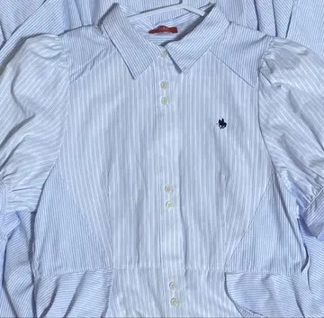 dazzlin POLO 콜라보 헤미 레이어드 셔츠 원피스