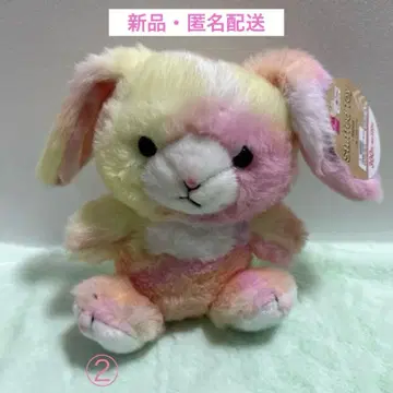 다이소 봉제 인형 토끼 핑크