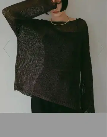 A part by 린넨 네이비 메쉬 풀오버
