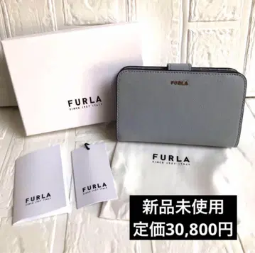 새상품 FURLA 훌라 정가 30,800엔 바빌론 라이트 블루