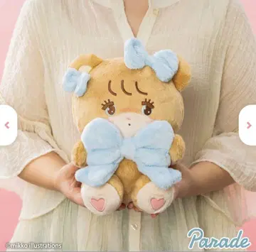 mikko characters 안아주는 리본 봉제 인형 모카