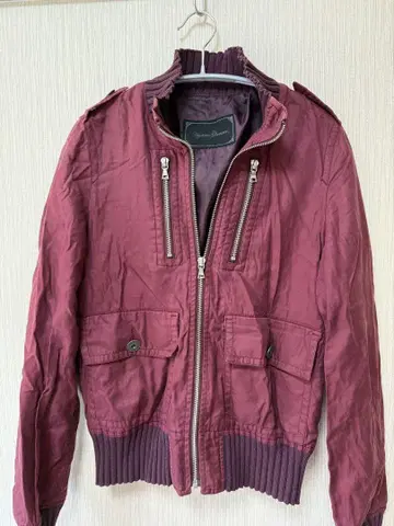 Hysteric Glamour MA-1 자켓 버건디