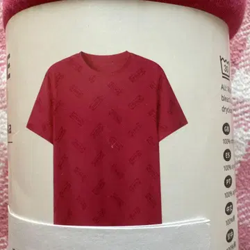 이케아 디자인 마르타 크루핀스카 핑크 티셔츠 L/XL