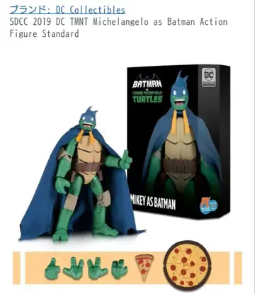 DC 컬렉터블 배트맨 미켈란젤로 TMNT 터틀즈