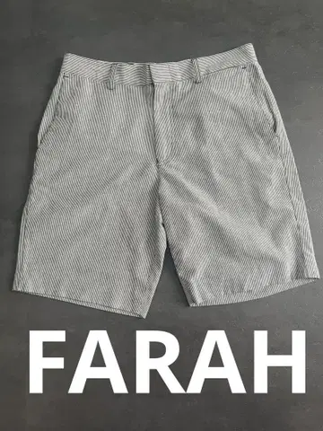 FARAH 스트라이프 숏 팬츠
