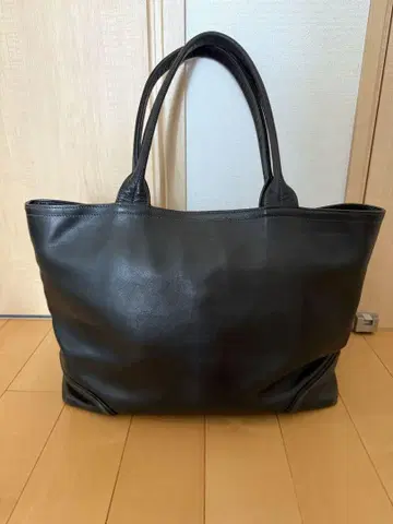 파이브우즈 PLATEAU 토트백 네이비 가죽 L