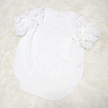 frene 후라네 프릴 슬리브 풀오버 블라우스