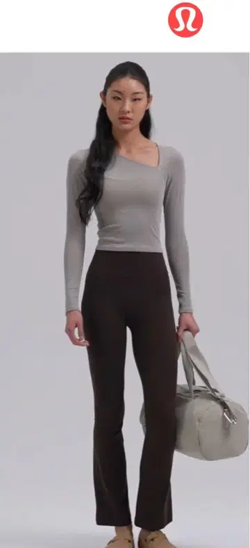 룰루레몬 Lululemon 그레이 긴팔 티셔츠 사이즈 6