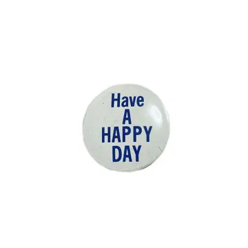 1950년대~ HAPPY DAY 빈티지 버튼 배지