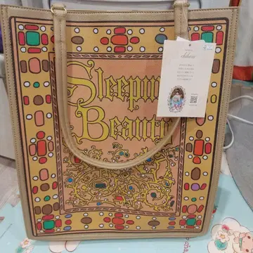 디즈니 Sleeping Beauty 토트백 베이지 미사용 새상품