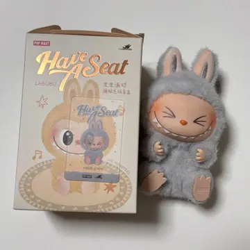 정품 POPMART LABUBU HAVE A SEAT HEHE