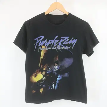 PRINCE Purple Rain 음악 프린트 락 티셔츠 S 구제 의류