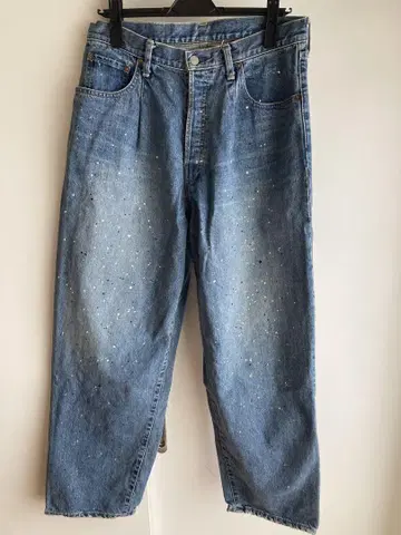 VINTAGE PRODUCTION SPLASHED DENIM