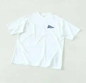 Pilgrim surf supply 로고 티셔츠 화이트/네이비