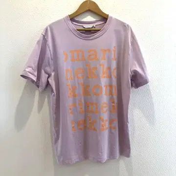 Marimekko 프린트 티셔츠 라벤더 사이즈 L