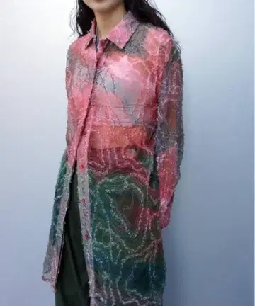 리플 샤기 아트 셔츠 아메리 ameri