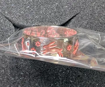 23호 토끼 긴쿠 반지 한정판 핑크