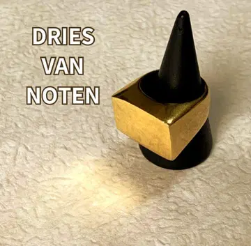 DRIES VAN NOTEN 시그넷 반지 브라스 GLD/17호