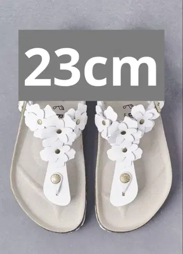 유나이티드 애로우즈 BIRKENSTOCK GIZEH FLW 화이트 36