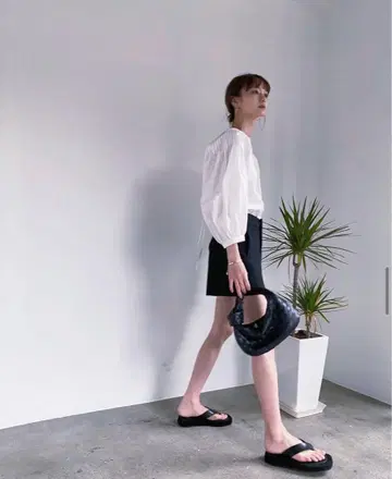 jemma atelier 마루바야시 히로나 씨 콜라보 블라우스