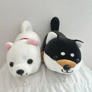 해피 마메시는 블랙 시바 화이트 시바 세트