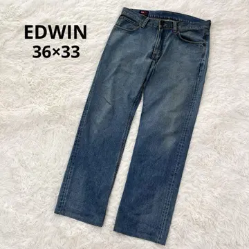 EDWIN 503 에드윈 스트레이트 데님 빅 사이즈 청바지 일본제