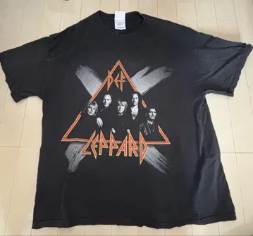 Def Leppard 그래픽 티셔츠 XL 사이즈
