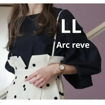 시마무라 chico Arc reve 소매 볼륨 블라우스