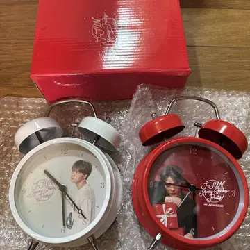 회장 한정 제이쿤 보이스 알람 시계 2개 세트