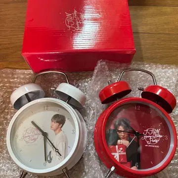 회장 한정 제이쿤 보이스 알람 시계 2개 세트