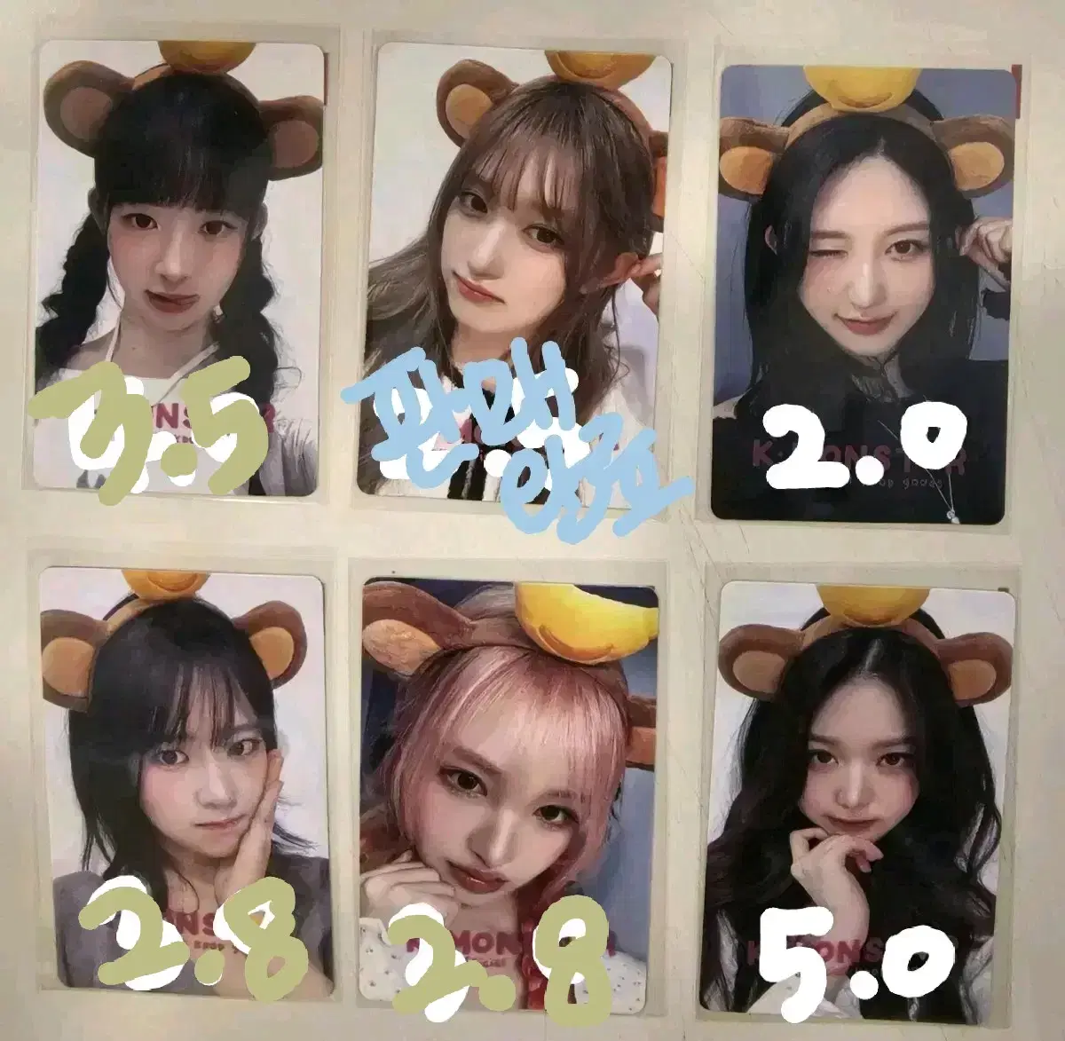 Available) Ive Taiwan Fansign K-Monster Monkey Poca wts