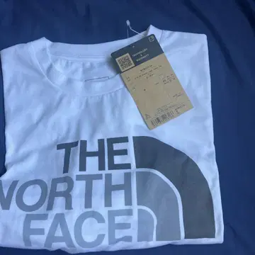 THE NORTH FACE 로고 티셔츠 XL 화이트