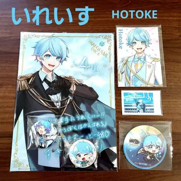 이레이스 HOTOKE 클리어 파일 캔 배치 엽서 폴라로이드 코스터