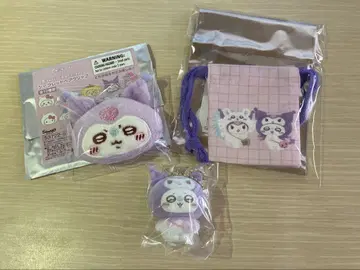 치이카와 산리오 모몽가 헤어 클립 플로키 미니 복조리