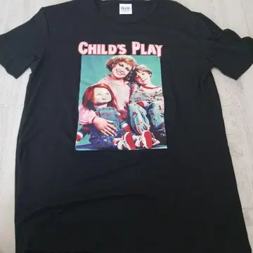 ChildPlay Chucky movie 프린트 티셔츠 블랙 L