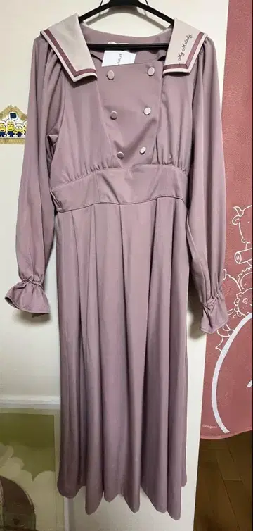 시마무라 아오키 미사코 산리오 마이멜로디 세일러 원피스 핑크