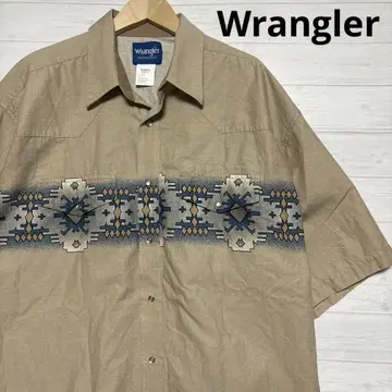 Wrangler 랭글러 웨스턴 셔츠 2XL 베이지