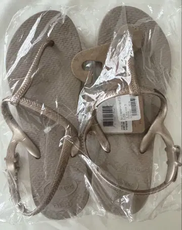 Havaianas 로즈 골드 플립플랍 35/36