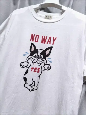 TES 티셔츠 BUHI 화이트