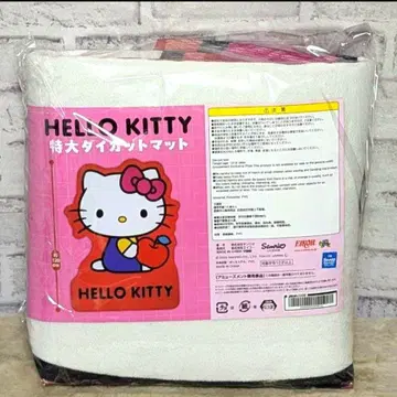 헬로키티 특대형 다이컷 매트 키티 러그 카펫