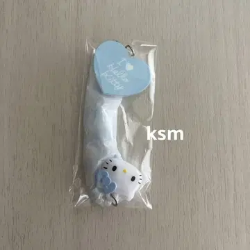 산리오 키티 아이 러브 헬로키티 시크릿 스트랩 스카이블루