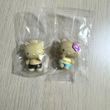 산리오 모두 함께 바캉스 피규어 가챠 키티 다니엘 2개 세트