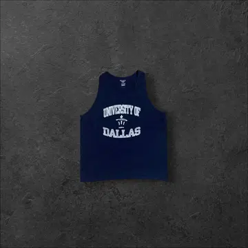 [단일 상품] 챔피언 탱크탑 네이비 Dallas 칼리지 로고